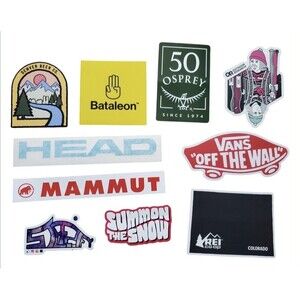 10x Ski Rock Climb Hike Outdoor Stickers Mixed Lot Outdoor Research REI Mammut